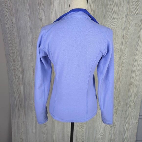 The North Face Womens XS Pullover 1/4 Zip Fleece Jacket Purple Lightweight - Picture 2 of 6